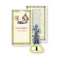  DIVINE MERCY AUTO STATUE WITH PRAYER CARD (2 pc) 